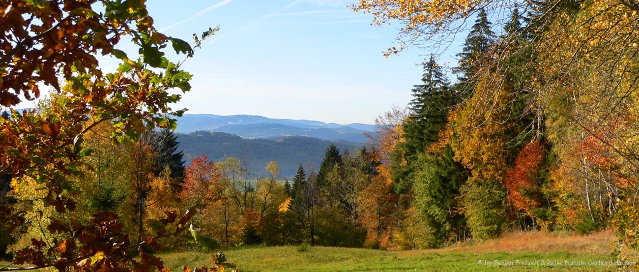 Herbsturlaub im Bayerischen Wald - Herbstferien mit Wandern
